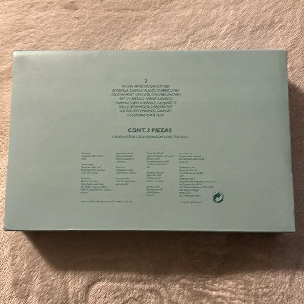 PartyLite Sunny Afternoon Gift Set Soap Bar & Dish P18D/P95155